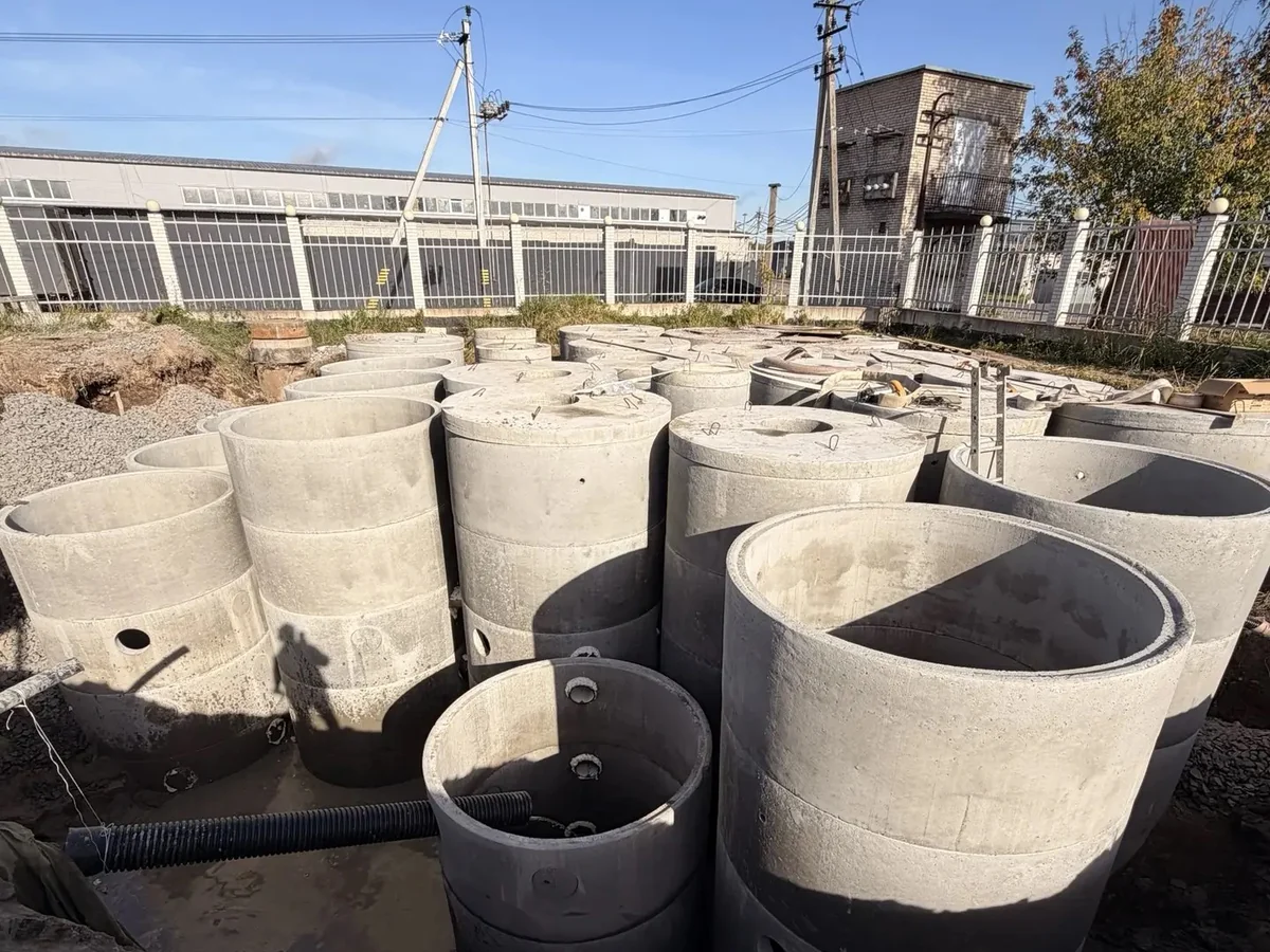 Строительство пожарного водоёма